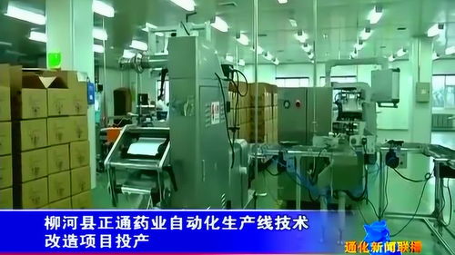 柳河县正通药业自动化生产线技术改造项目投产